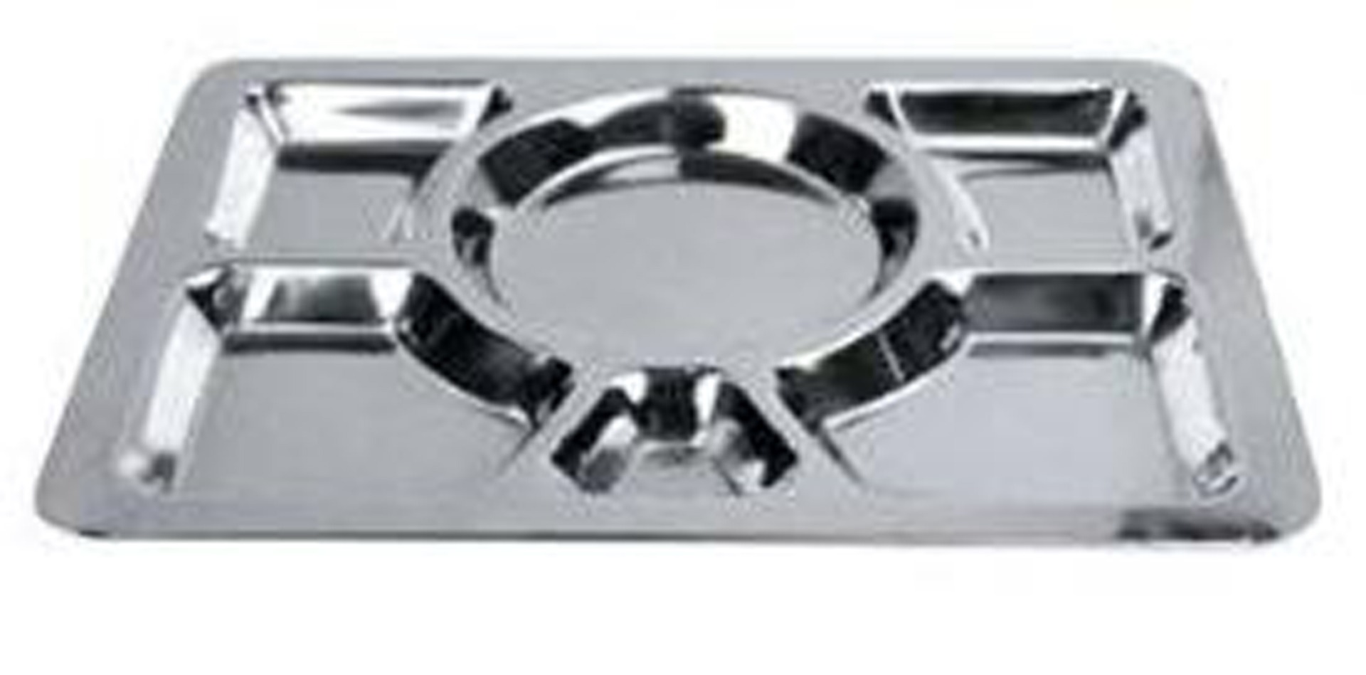 S.S MESH TRAY (6 section) 39X29cm