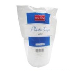 16oz 16CT Plastic Cups, Solid White