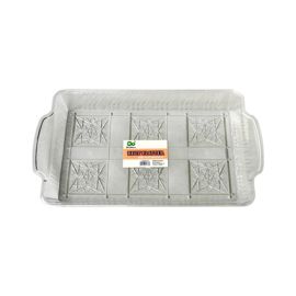 Rectangular Clear Plastic Platter