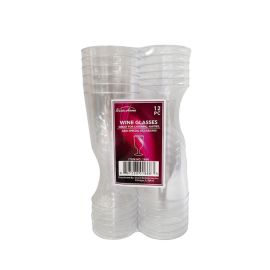 12PC Wine Glass, 6oz, Clear