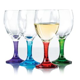 4pc Imperial 300 ml goblet Set Color Base & Stem