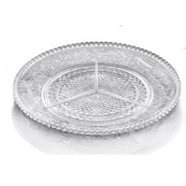 3 Section Orient Dry Fruit Plate