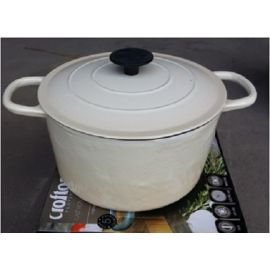 Cast Iron Dutch Oven 23cm / 4Liter Almond or Green Color