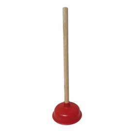 Toilet Plunger w/Wooden Handle