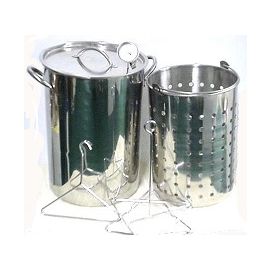 Stainless Steel Chicken / Tukey Fryer 26Qt