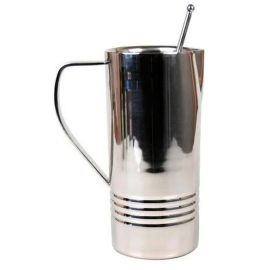 D/W  COCKTAIL PITCHER /JUG W/STIRRER  48oz   (7X4.25X9.75")