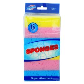 6PK KITCHEN SPONGES