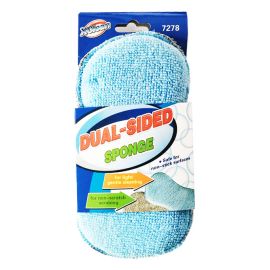 1PK DUAL-SIDED SPONGE