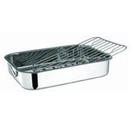 Stainless Steel Lasagna Pan W/Rack 37cm