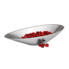 D.Wall Oval Serving Bowl 34Cm (Finish- Hammered Outside) 