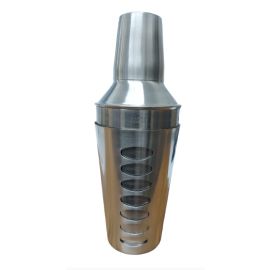 S/S RECIPE COCKTAIL SHAKER 22oz