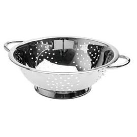 Stainless Steel Colander 22cm   Ht: 10cm