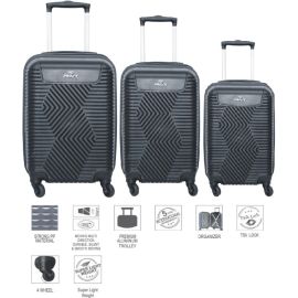 NDO 3pc  PP LUGGAGE SET 