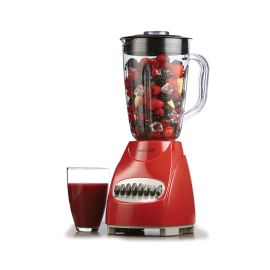 12-SPEED BLENDER W/ PLASTIC JAR-ASST COLOR