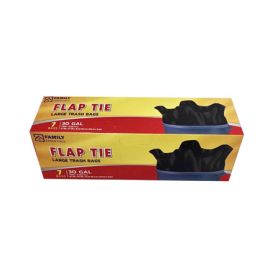 7CT 33GAL TWIST TIE TRASH BAG