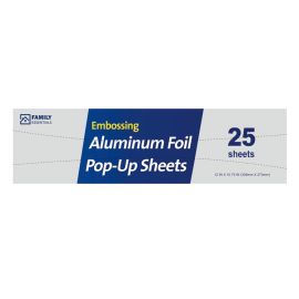 25CT Aluminum Foil Sheets, 12x10.75"